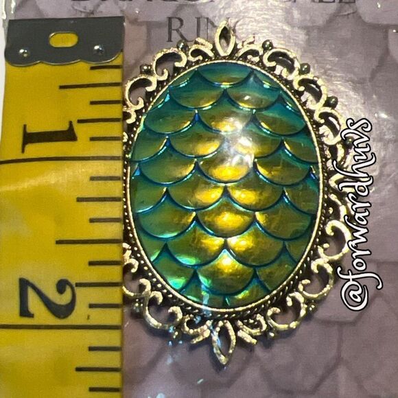 Dragon Scale Statement Ring - New in Package - Picture 9 of 10